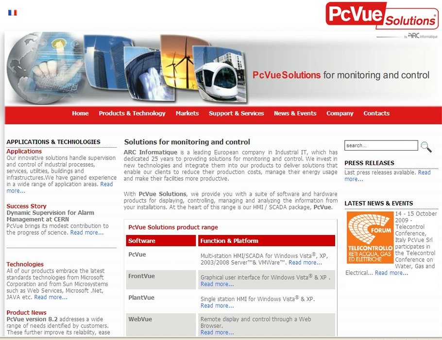 ARC INFORMATIQUE Website – www.pcvuesolutions.com